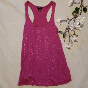 Sparkly stud tank top